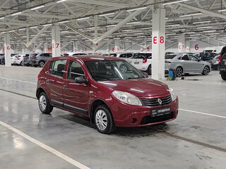 2011 Renault Sandero I, красный, 410000 рублей, вид 3