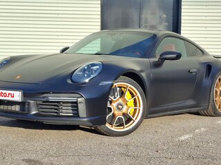 2020 Porsche 911 Turbo S VIII (992), чёрный, 16500000 рублей, вид 1