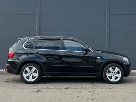 2008 BMW X5 4.8i II (E70), чёрный, 1555000 рублей, вид 4