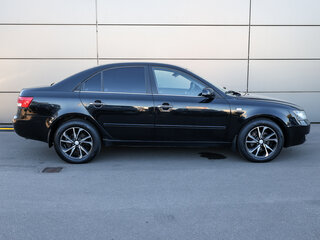 2007 Hyundai Sonata V (NF), чёрный, 498000 рублей, вид 4