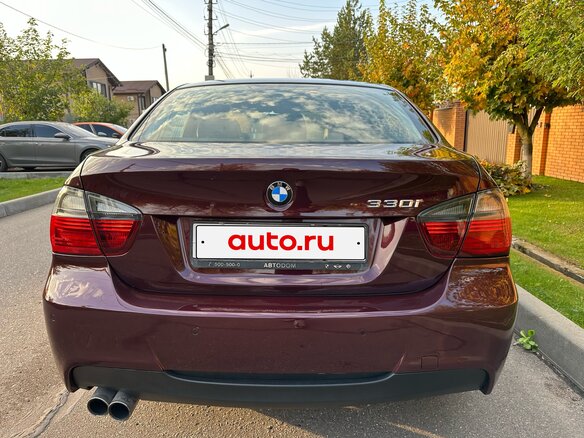 2007 BMW 3 серии 330i V (E90/E91/E92/E93), красный, 1050000 рублей - вид 7