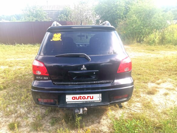 2006 Mitsubishi Outlander I, чёрный, 315000 рублей - вид 3