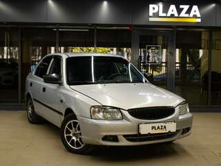 2008 Hyundai Accent ТагАЗ II, серебристый, 410000 рублей, вид 2