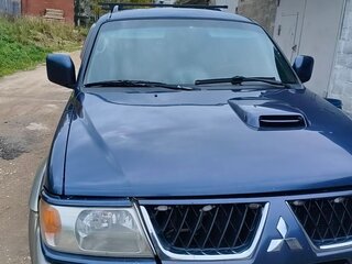 2005 Mitsubishi Pajero Sport I Рестайлинг, синий, 680000 рублей, вид 1
