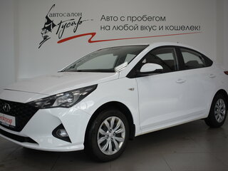 2021 Hyundai Solaris II Рестайлинг, белый, 1639000 рублей, вид 2