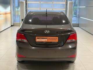 2016 Hyundai Solaris I Рестайлинг, коричневый, 799000 рублей, вид 5