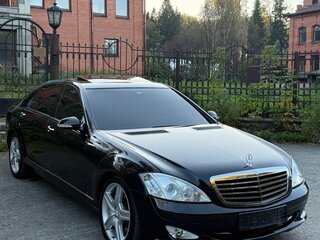 2008 Mercedes-Benz S-Класс 500 Long V (W221), чёрный, 1050000 рублей, вид 1