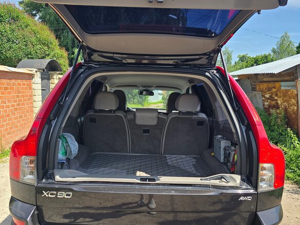 2008 Volvo XC90 I Рестайлинг, чёрный - вид 12