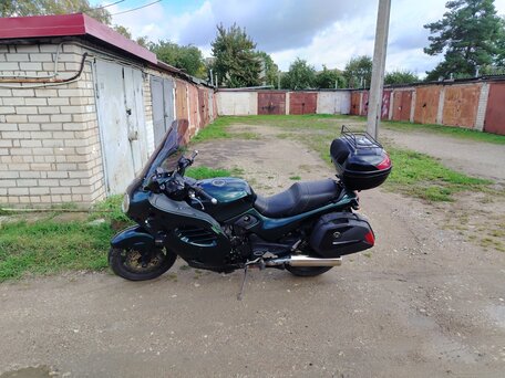 2000 Triumph Trophy 1200, зелёный, 280000 рублей, вид 2