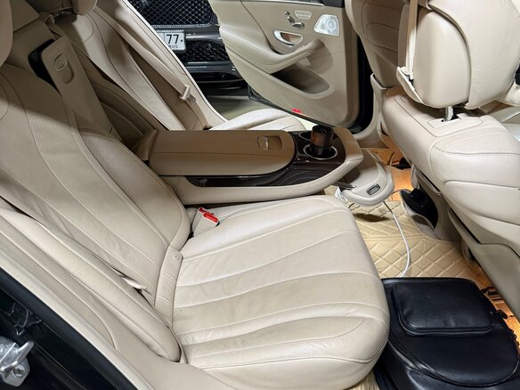2018 Mercedes-Benz S-Класс 350 d Long VI (W222, C217) Рестайлинг, чёрный, 3900000 рублей - вид 25