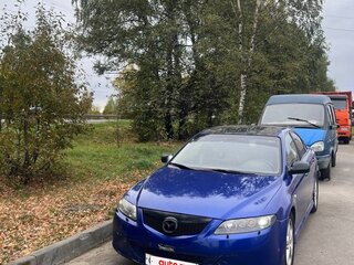 2005 Mazda 6 I (GG) Рестайлинг, синий, 240000 рублей, вид 1