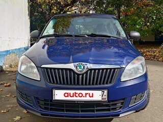 2012 Skoda Fabia II Рестайлинг, синий, 630000 рублей, вид 3
