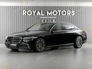2021 Mercedes-Benz S-Класс 350 d Long 4MATIC VII (W223), чёрный, 6900000 рублей, вид 1