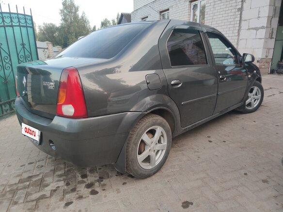 2008 Renault Logan I, серый - вид 3