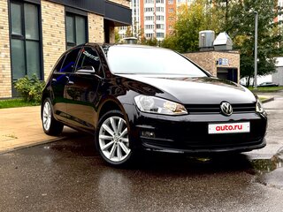 2015 Volkswagen Golf VII, чёрный, 1750000 рублей, вид 4