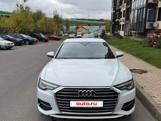 2021 Audi A6 45 TFSI V (C8), белый, 3650000 рублей, вид 1