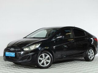 2012 Hyundai Solaris I, чёрный, 639000 рублей, вид 3