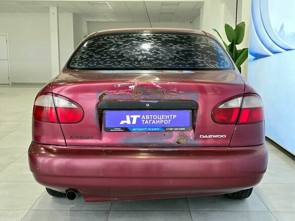 2005 Daewoo Lanos, красный, 160000 рублей - вид 5