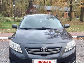 2008 Toyota Corolla X (E140, E150), чёрный, 735000 рублей, вид 2