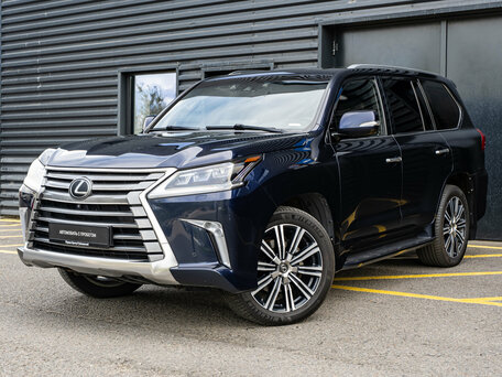 2020 Lexus LX 570 III Рестайлинг 2, синий, 7350000 рублей, вид 2