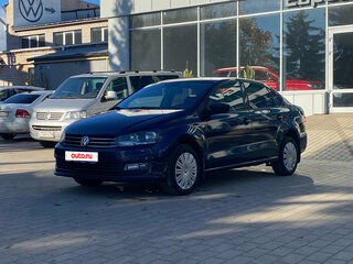 2015 Volkswagen Polo V Рестайлинг, синий, 1055000 рублей, вид 3