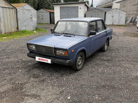 2005 Lada (ВАЗ) 2107, синий, 95000 рублей, вид 1