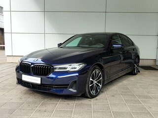 2022 BMW 5 серии 530i xDrive VII (G30/G31/G38) Рестайлинг, синий, 4950000 рублей, вид 1
