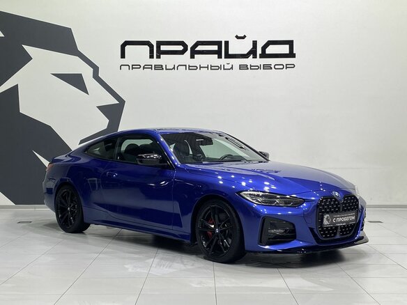 2020 BMW 4 серии 430i G22, G23, G26, синий, 4789900 рублей - вид 3