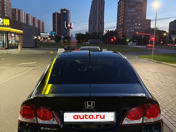 2009 Honda Civic Hybrid VIII Рестайлинг, чёрный - вид 1