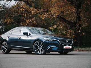 2016 Mazda 6 III (GJ) Рестайлинг, синий, 1950000 рублей, вид 5