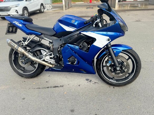 2003 Yamaha YZF-R6, синий, 480000 рублей - вид 1