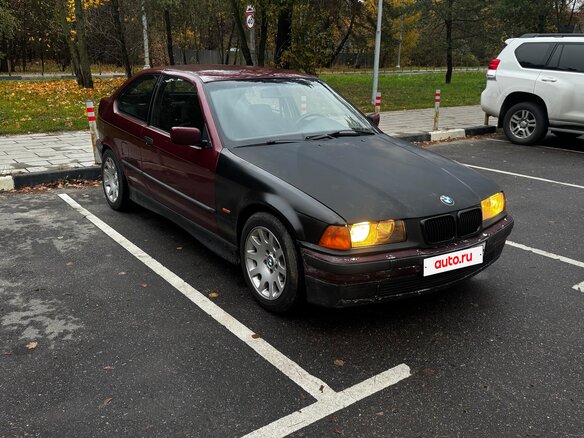 1997 BMW 3 серии Compact 318i III (E36), пурпурный, 300000 рублей - вид 2