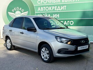 2019 Lada (ВАЗ) Granta I Рестайлинг, серебристый, 629000 рублей, вид 2