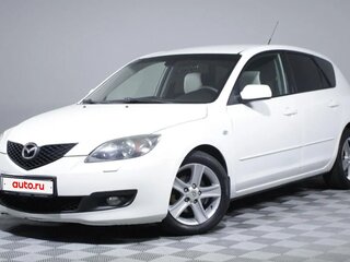 2006 Mazda 3 I (BK) Рестайлинг, белый, 470000 рублей, вид 2