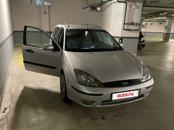 2003 Ford Focus I Рестайлинг, серебристый, 330000 рублей - вид 12