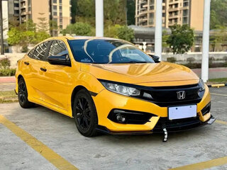 2020 Honda Civic X Рестайлинг, жёлтый, 1140007 рублей, вид 3