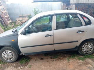 2008 Lada (ВАЗ) Kalina I, серебристый, 110000 рублей, вид 4