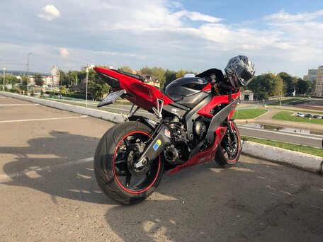 2008 Yamaha YZF-R6, красный, 850000 рублей, вид 5