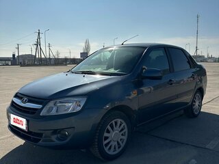2014 Lada (ВАЗ) Granta I, серый, 450000 рублей, вид 1