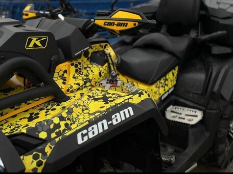 2014 BRP Can-Am Outlander X MR 1000R, жёлтый, 1315000 рублей, вид 4