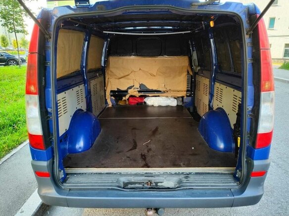 2012 Mercedes-Benz Vito, синий, 1600000 рублей - вид 7