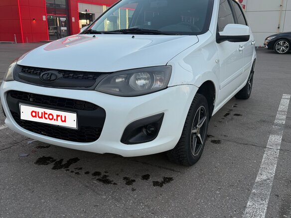 2013 Lada (ВАЗ) Kalina II, белый, 395000 рублей