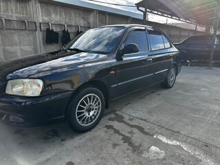 2006 Hyundai Accent ТагАЗ II, чёрный, 460000 рублей, вид 1