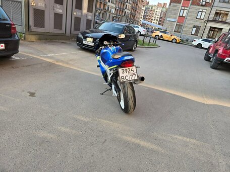 2001 Suzuki GSX-R 600, синий, 370000 рублей, вид 4