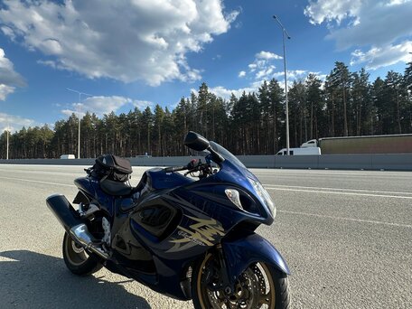 2008 Suzuki GSX 1300 R Hayabusa, синий, 560000 рублей, вид 3