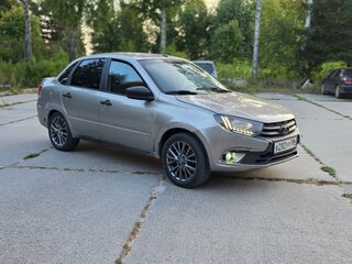 2021 Lada (ВАЗ) Granta I Рестайлинг, серый, 600000 рублей, вид 3