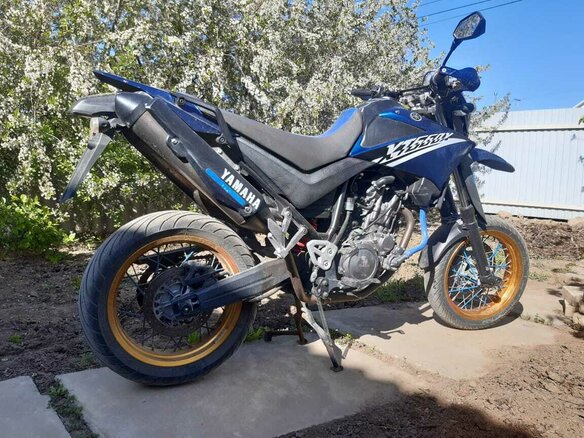 2008 Yamaha XT660X, синий, 420000 рублей - вид 1