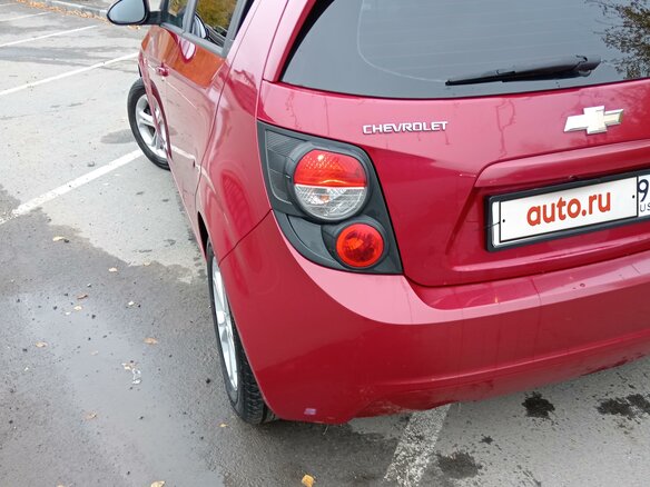 2013 Chevrolet Aveo II, красный, 750000 рублей - вид 7