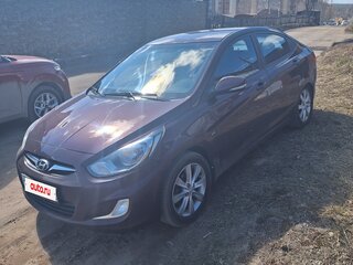 2011 Hyundai Solaris I, фиолетовый, 695000 рублей, вид 1