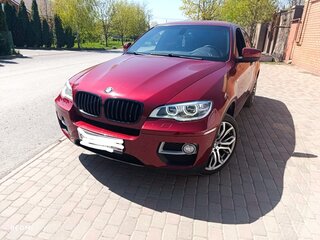 2013 BMW X6 35i I (E71) Рестайлинг, красный, 1999000 рублей, вид 3